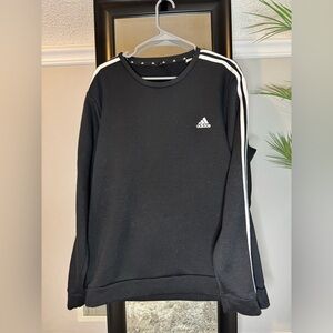 Adidas Black Crewneck with White Accents
